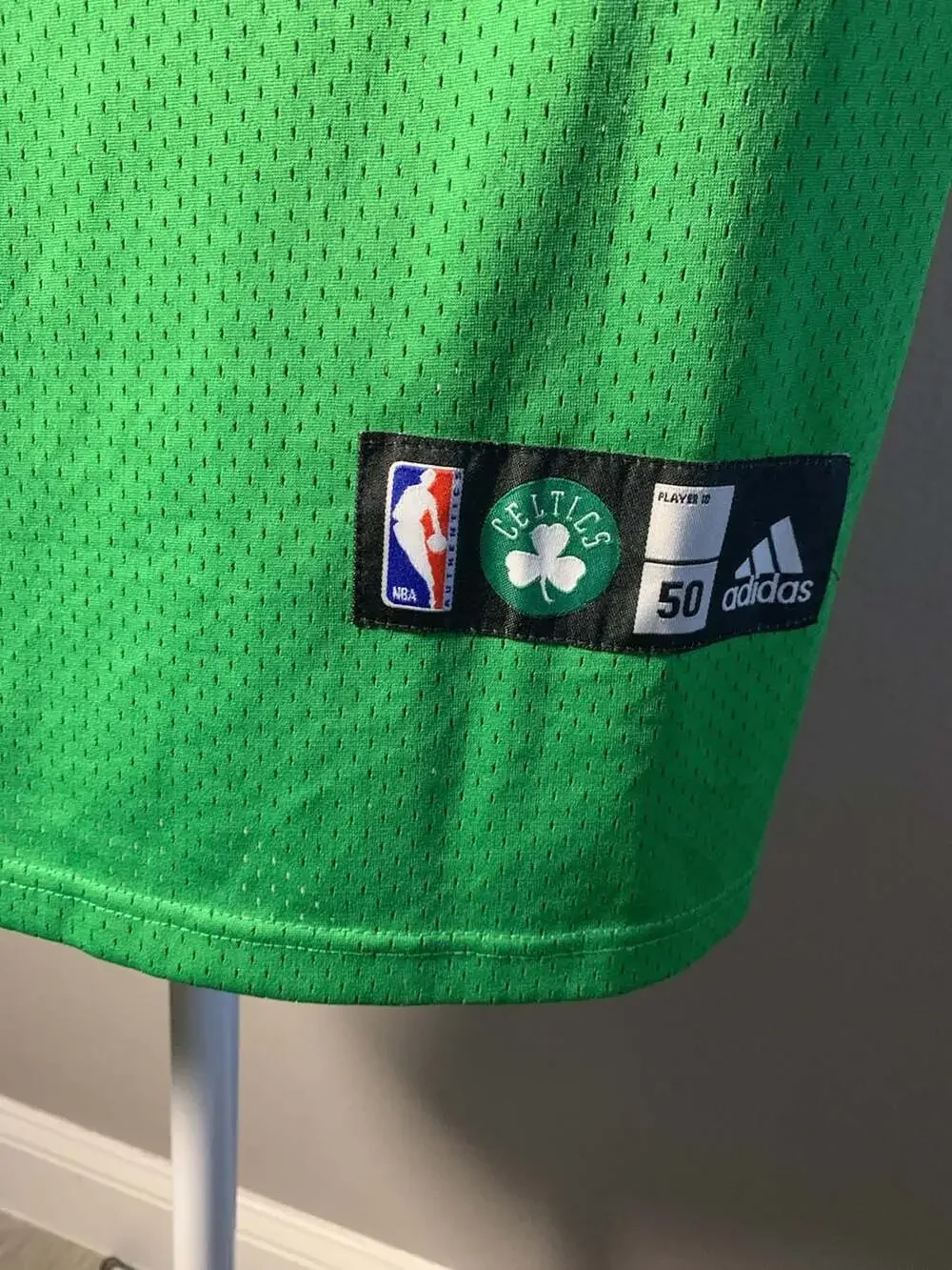 Adidas Boston Celtics Ray Allen #20 NBA Finals Basketball Jersey Green Size 50